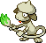 Smeargle Pixel Art gen5_black-white - Pokemon Gallery