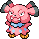 Snubbull Pixel Art gen5_black-white - Pokemon Gallery