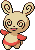 Spinda Pixel Art gen5_black-white - Pokemon Gallery