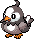 Starly Pixel Art gen5_black-white - Pokemon Gallery