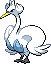 Swanna Pixel Art Grid - Pokemon Gallery