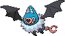 Swoobat Pixel Art gen5_black-white - Pokemon Gallery