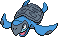 Tirtouga Pixel Art gen5_black-white - Pokemon Gallery