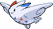 Togekiss Pixel Art gen5_black-white - Pokemon Gallery