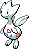 Togetic Pixel Art gen5_black-white - Pokemon Gallery