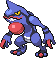 Toxicroak Pixel Art gen5_black-white - Pokemon Gallery