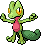 Treecko Pixel Art Grid - Pokemon Gallery