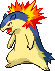 Typhlosion Pixel Art gen5_black-white - Pokemon Gallery