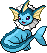 Vaporeon Pixel Art Grid - Pokemon Gallery