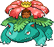 Venusaur Pixel Art Grid - Pokemon Gallery