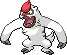 Vigoroth Pixel Art gen5_black-white - Pokemon Gallery