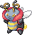 Volbeat Pixel Art gen5_black-white - Pokemon Gallery