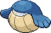 Wailmer Pixel Art gen5_black-white - Pokemon Gallery