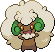 Whimsicott Pixel Art gen5_black-white - Pokemon Gallery