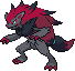 Zoroark Pixel Art Grid - Pokemon Gallery