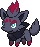 Zorua Pixel Art Grid - Pokemon Gallery