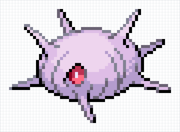 Cascoon Pixel Art Grid