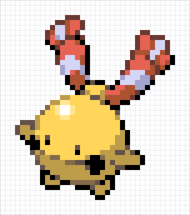 Chingling Pixel Art Grid