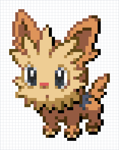 Lillipup Pixel Art Grid