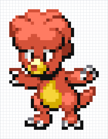 Magby Pixel Art Grid