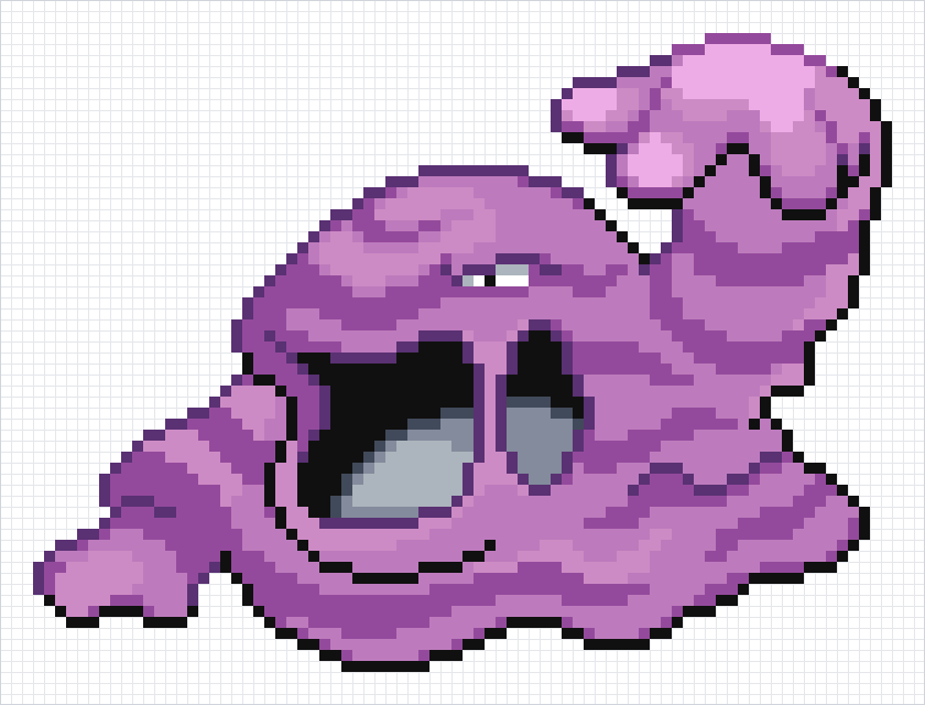 Muk Pixel Art Grid