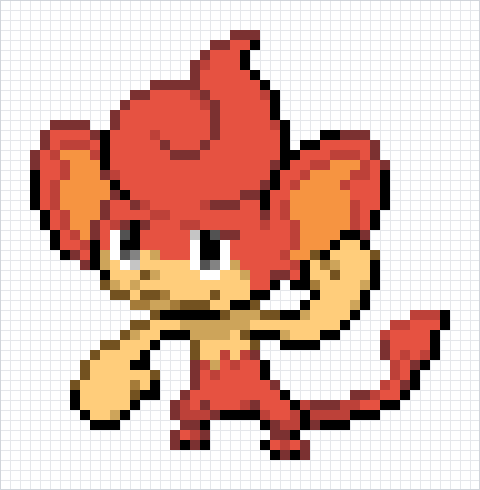 Pansear Pixel Art Grid