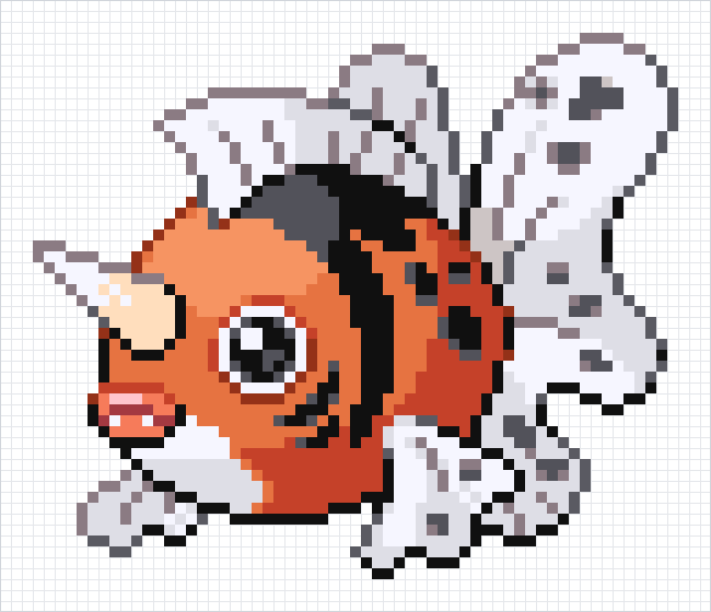 Seaking Pixel Art Grid