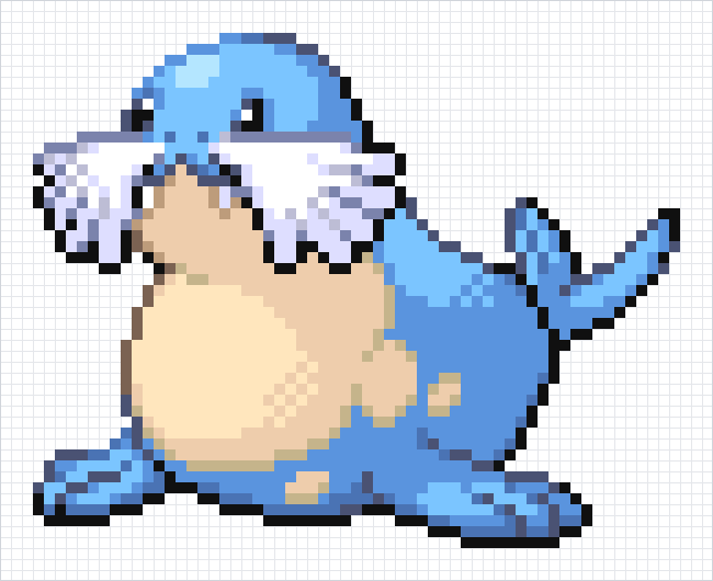 Sealeo Pixel Art Grid