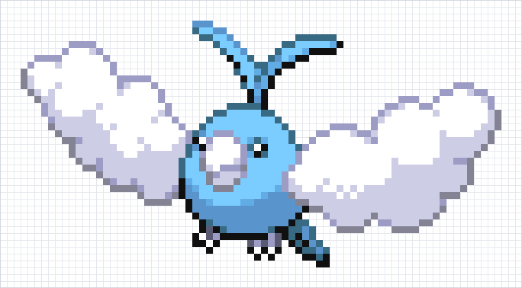 Swablu Pixel Art Grid