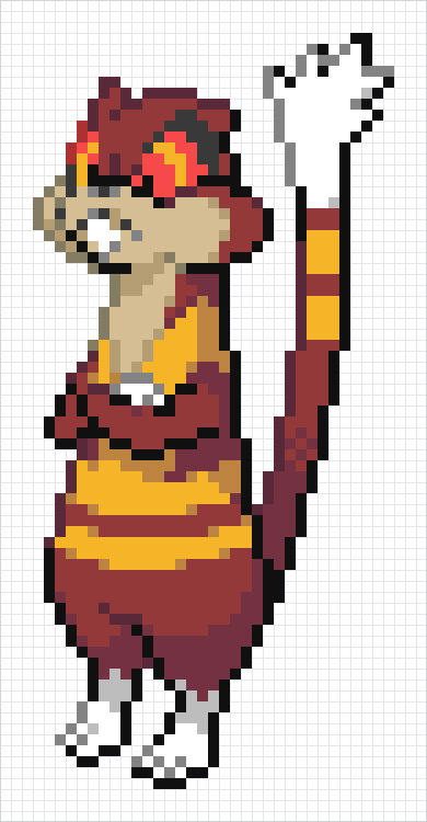 Watchog Pixel Art Grid